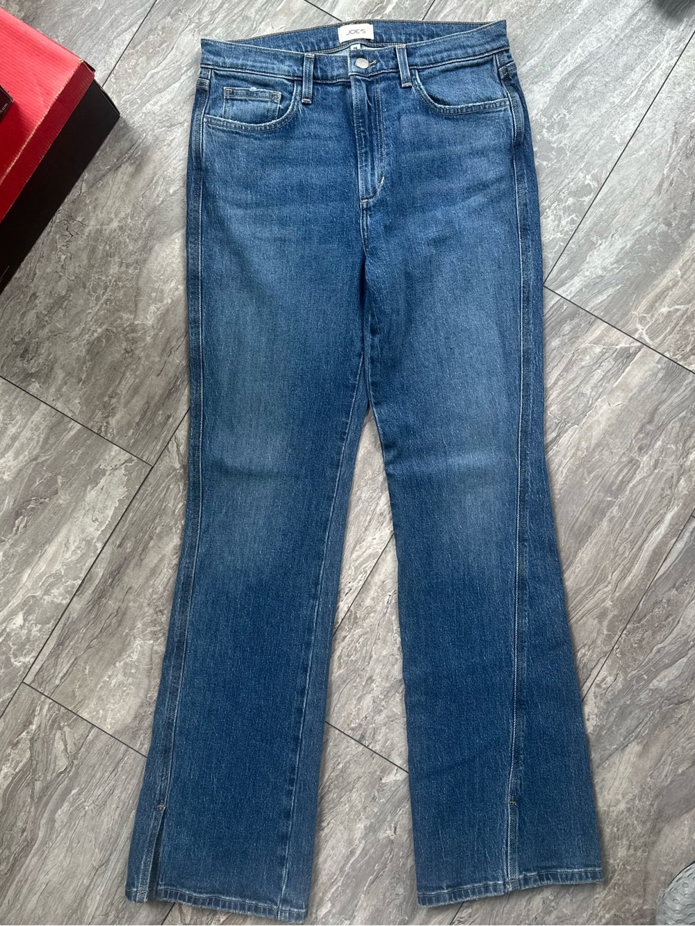 Joe's Jeans Twisted Hi Honey Bootcut Jeans Womens 29 Timeless Aura $218 0031